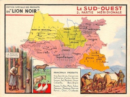 Frankreich ansichtskarte karte - ansichtskarte,