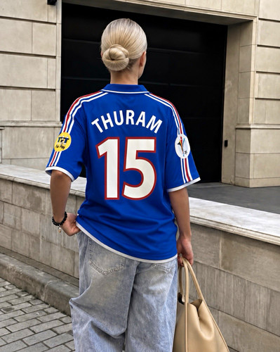 Frankreich 2000 heimtrikot - em,