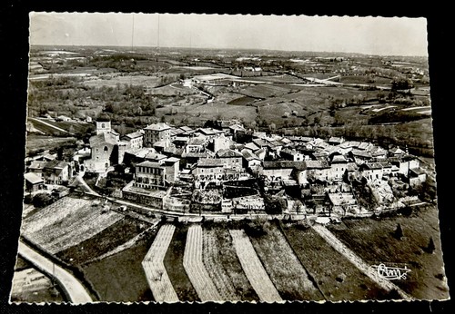 Vintage postkarte pérouges - vintage,