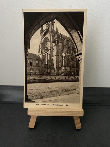 Vintage postkarte laon la - laon, ,