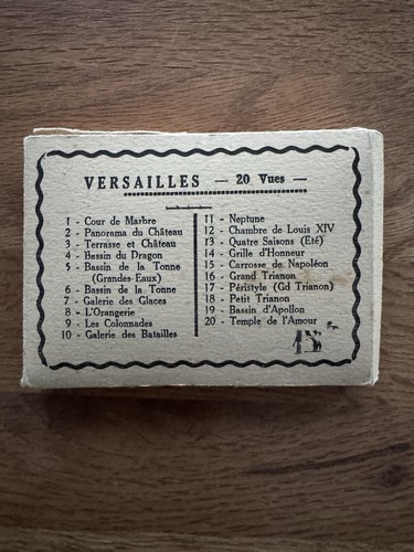 Original versailles 20 - versailles, “20