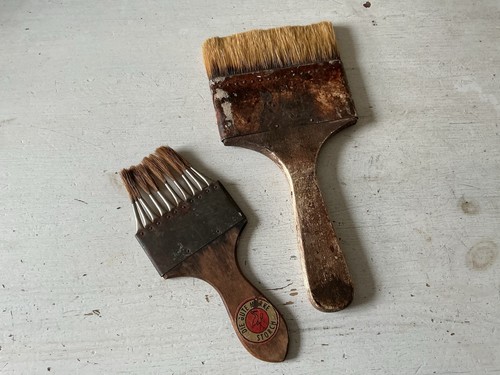Alte malerpinsel shabby - malerpinsel,