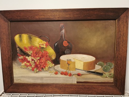 ölgemälde vintage frankreich - Ölgemälde,