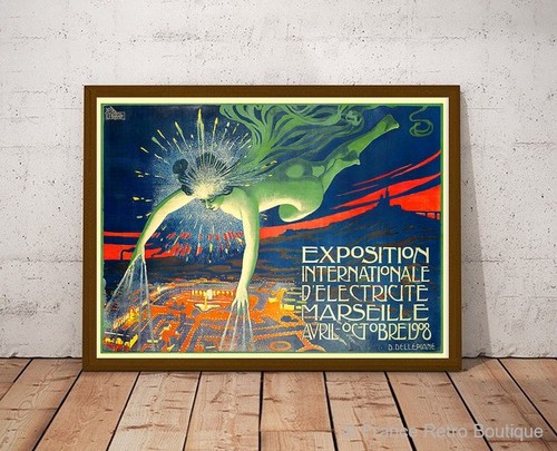 Vintage plakat aus - aus, frankreich