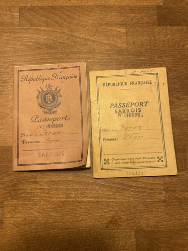 Französische passeports - 2x,