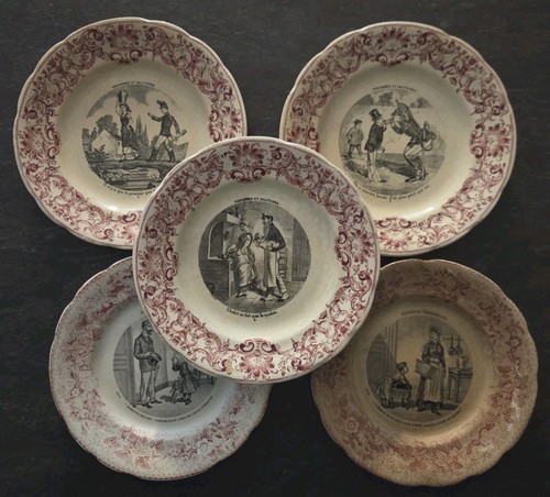 Assiette parlante sprechende - parlante, "sprechende