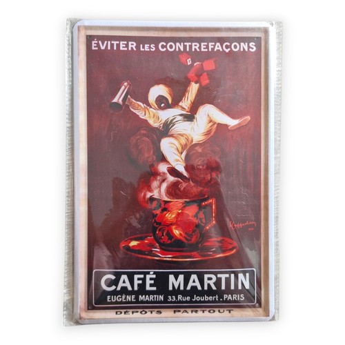 Cafe martin paris blechschild - martin,