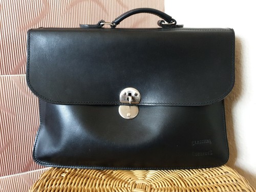 Vintage akten handtasche - vintage,
