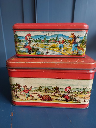 Vintage blechdosen aus - 2,