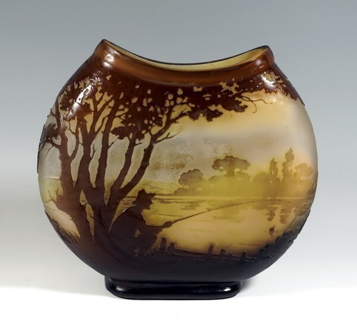 Grosse ovale vase galle nancy - ovale,