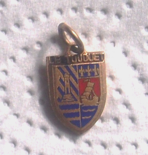 Messing bettelarmband wappen - bettelarmband,