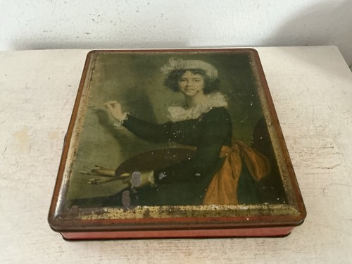 Alte blechdose shabby - alte,
