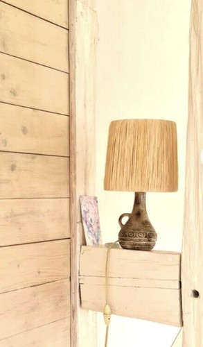 Vintage boho keramiklampe von - ,