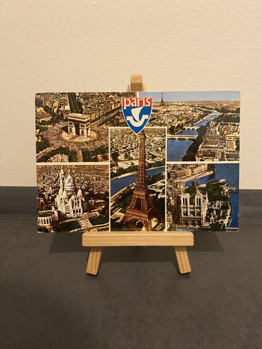 Vintage postkarte paris - postkarte,