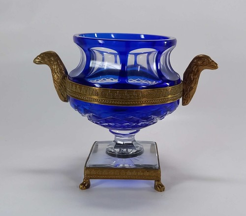 Pokalglas mit vergoldeter