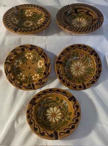 Elsass keramik aschenbecher - 5x,