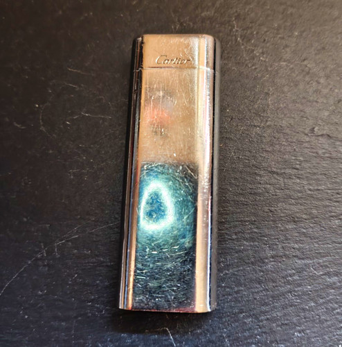 Cartier feuerzeug silberfarben - cartier,